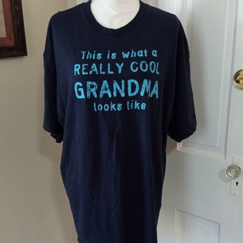 Women's Graphic T-Shirt "This is what a really cool Grandma looks like" (Sz -2X)
